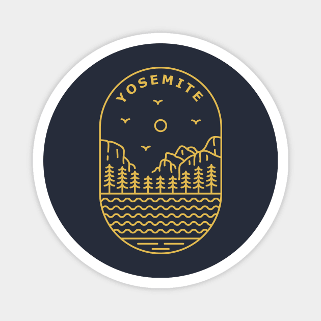 Yosemite Magnet by VEKTORKITA